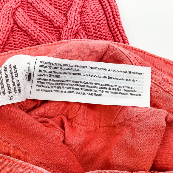 Hollister Coral Low Rise Short Short Size 26 - Picture 7 of 8